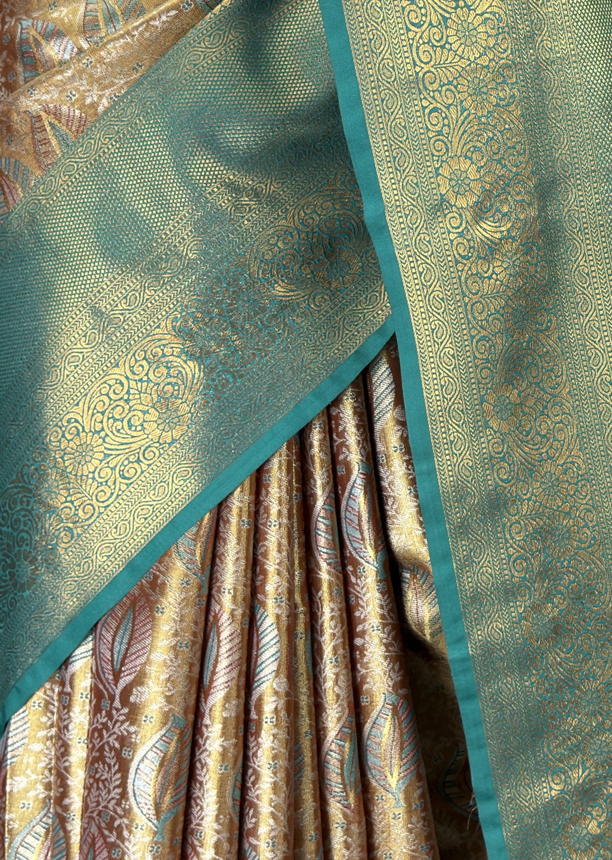 MIMOSA Maroon Kanjivaram Art Silk Saree — fleets shot full lifestyle