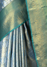 MIMOSA Saffire Kanjivaram Art Silk Saree — fleets shot full lifestyle