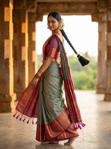 MIMOSA Saree Saree — pose 9 styling detail