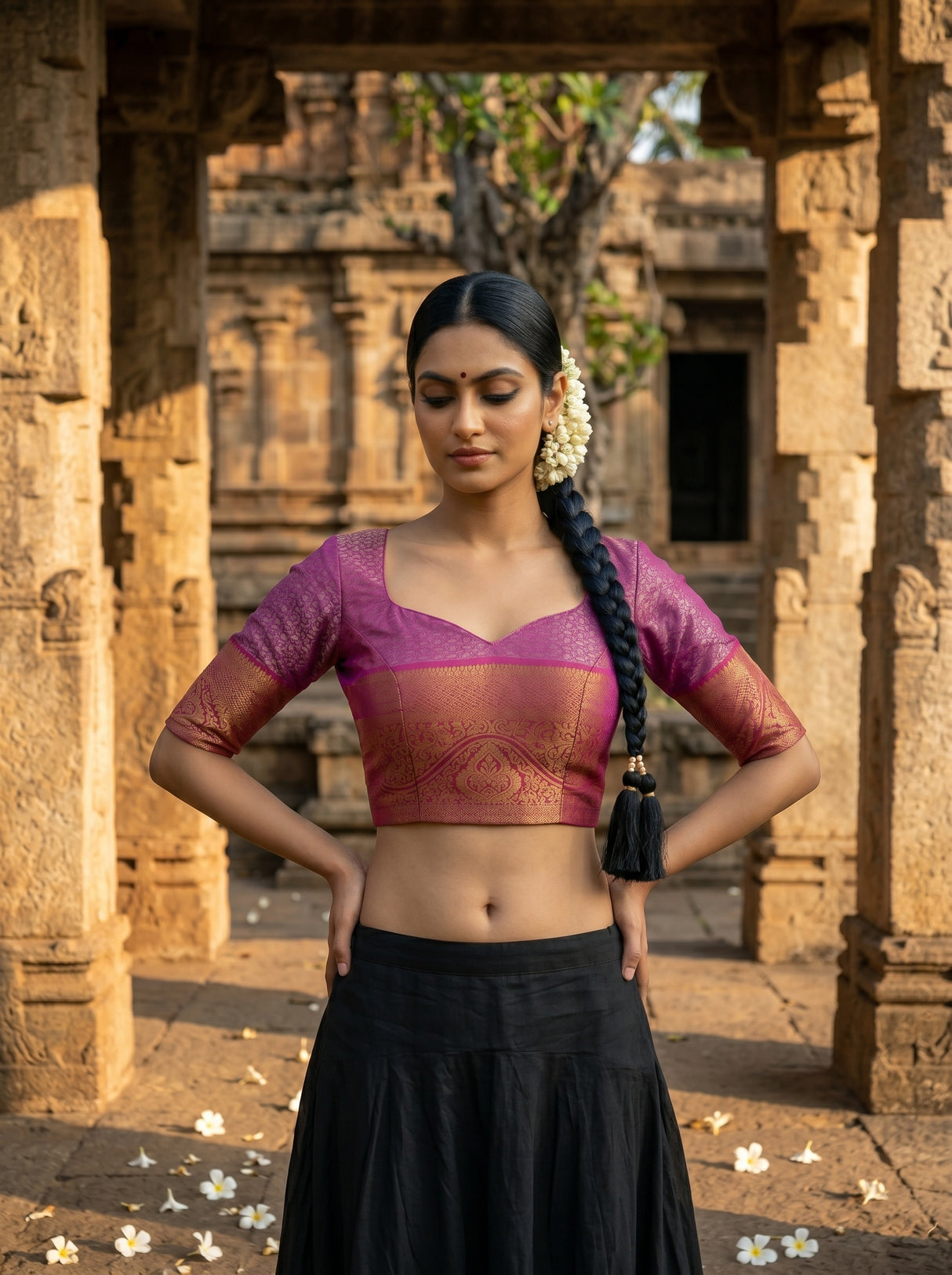 MIMOSA Saree Saree — blouse close-up