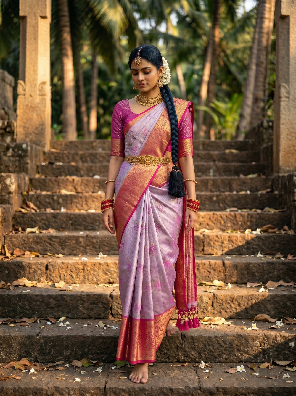 MIMOSA Saree Saree — pose 6 styling detail