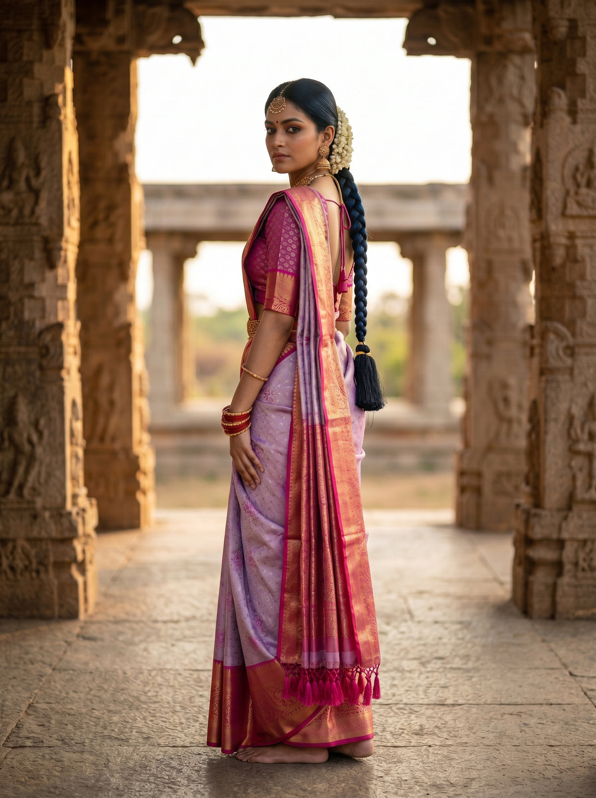 MIMOSA Saree Saree — pose 7 styling detail