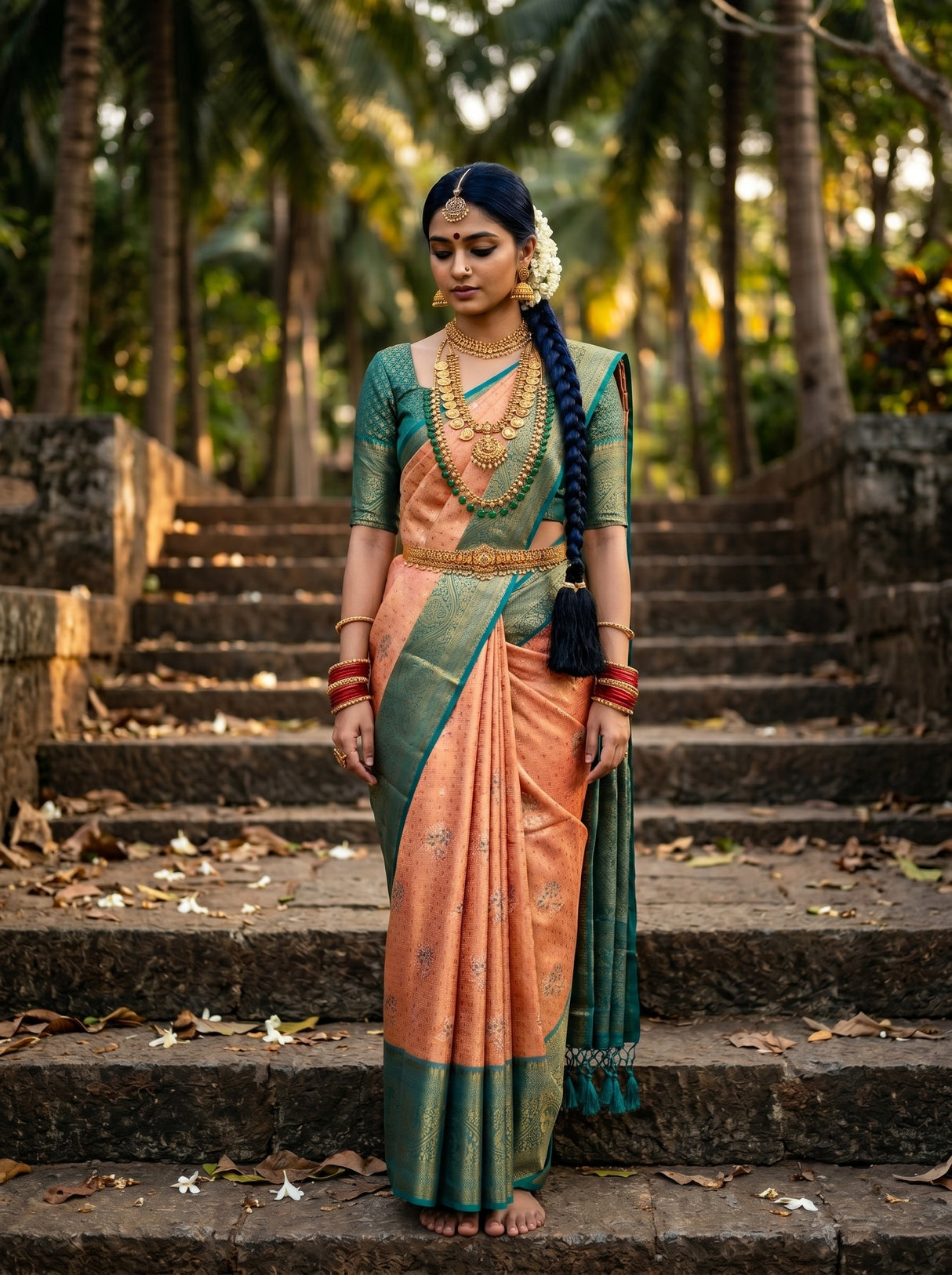 MIMOSA Saree Saree — front view on mannequin