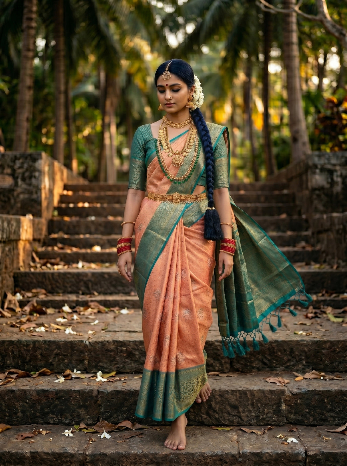 MIMOSA Saree Saree — pose 6 styling detail