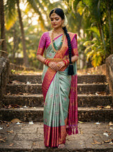 MIMOSA Saree Saree — pose 6 styling detail
