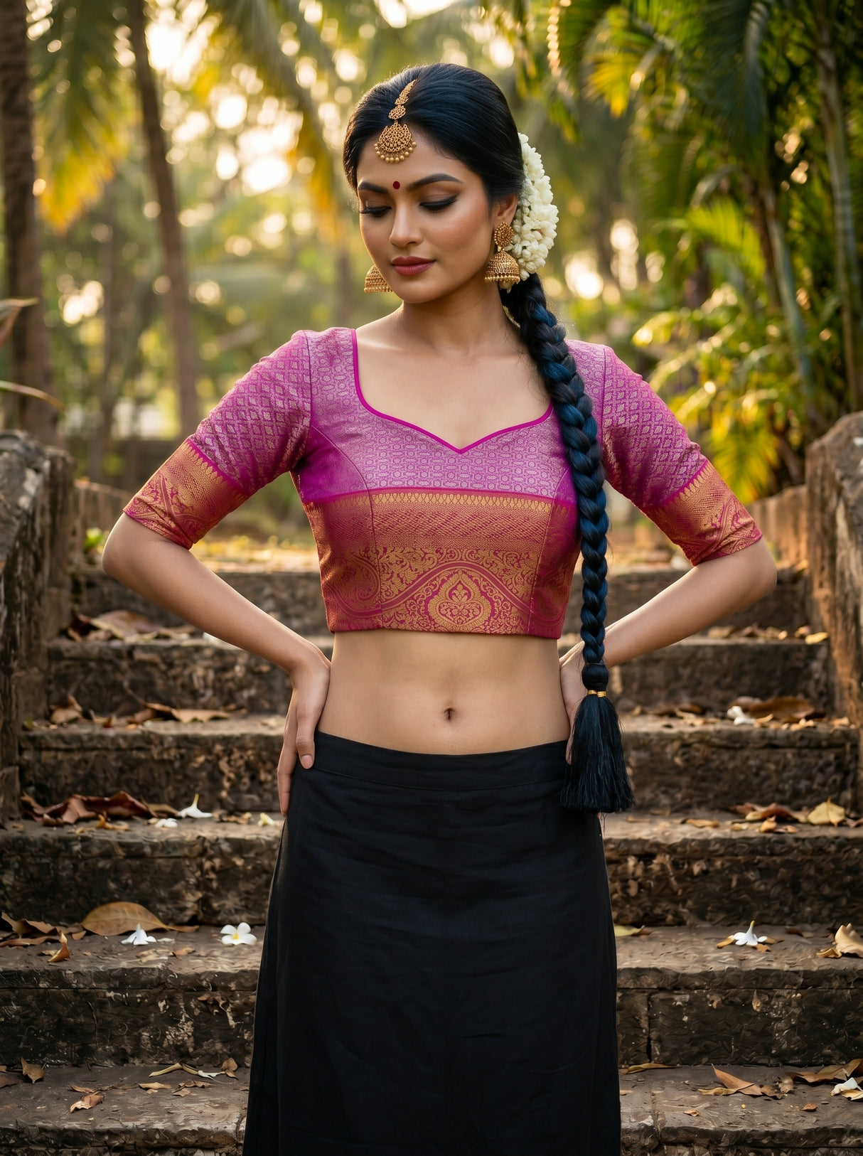 MIMOSA Saree Saree — blouse close-up