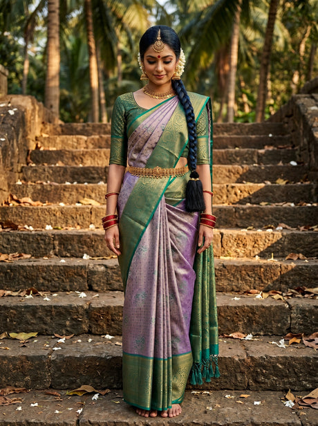 MIMOSA Saree Saree — front view on mannequin