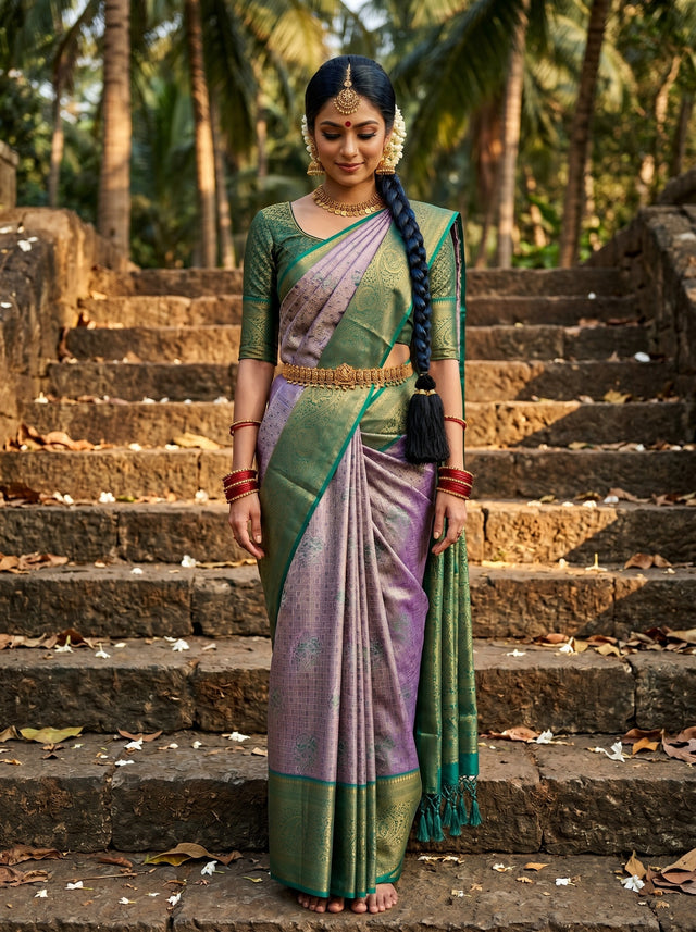 MIMOSA Saree Saree — front view on mannequin