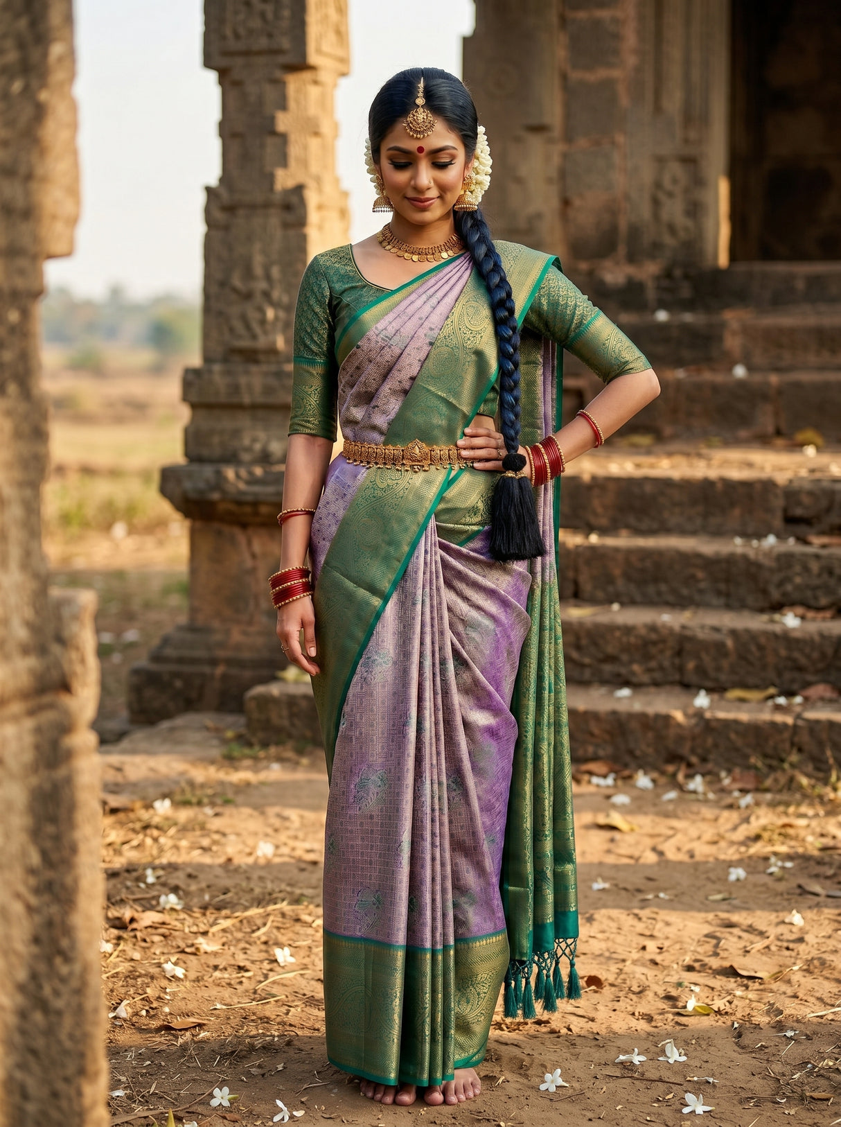 MIMOSA Saree Saree — pose 4 styling detail