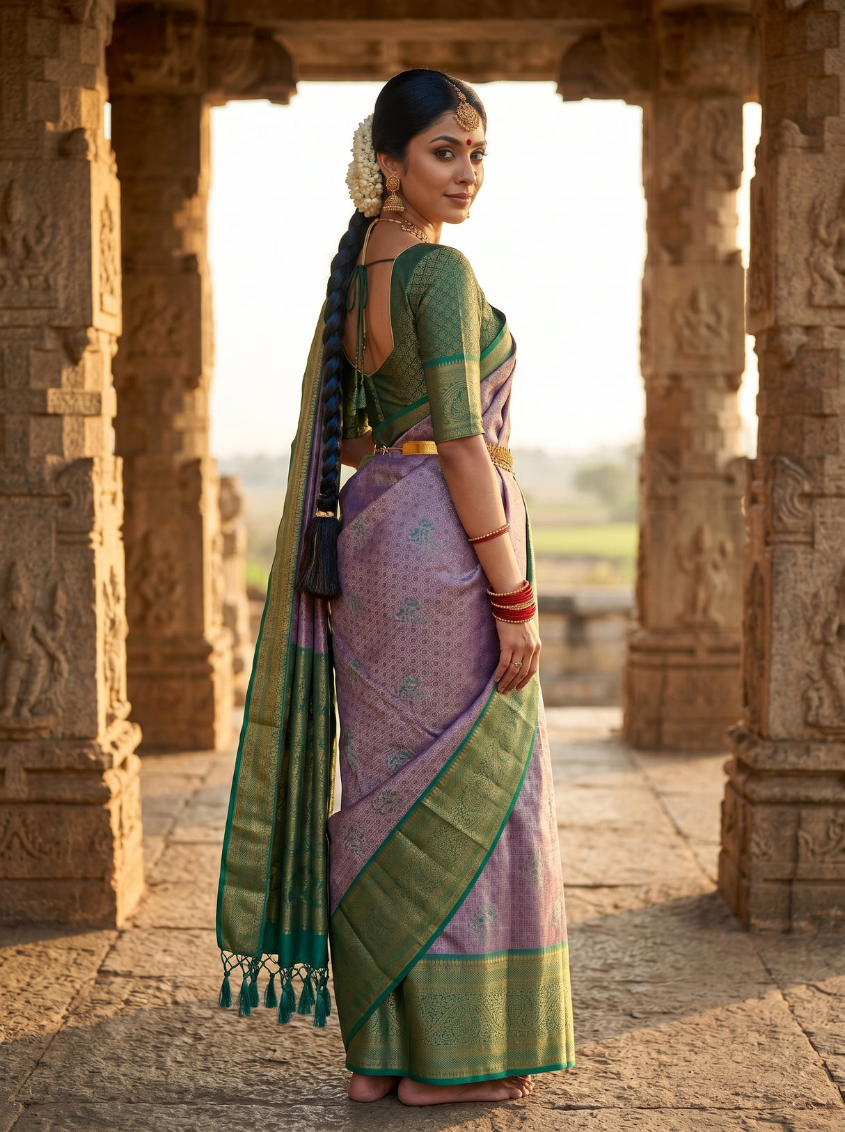 MIMOSA Saree Saree — pose 7 styling detail