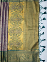 MIMOSA Saree Saree — pallu and zari work detail