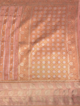 MIMOSA Pink Banarasi Saree — pallu and zari work detail