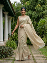 MIMOSA Rama Banarasi Saree — pose 6 styling detail