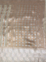 MIMOSA Tussar Banarasi Saree — pallu and zari work detail