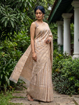 MIMOSA Violet Banarasi Saree — pose 9 styling detail