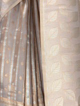 MIMOSA Violet Banarasi Saree — fleets shot full lifestyle