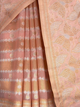 MIMOSA Pink Banarasi Art Silk Saree — fleets shot full lifestyle