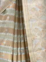 MIMOSA Tussar Banarasi Art Silk Saree — fleets shot full lifestyle