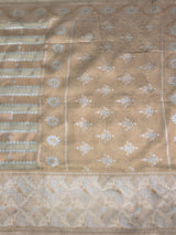 MIMOSA Tussar Banarasi Art Silk Saree — pallu and zari work detail