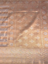 MIMOSA Violet Banarasi Art Silk Saree — pallu and zari work detail