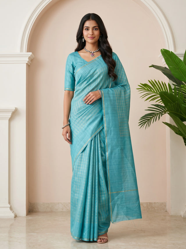 MIMOSA Saree Saree — front view on mannequin
