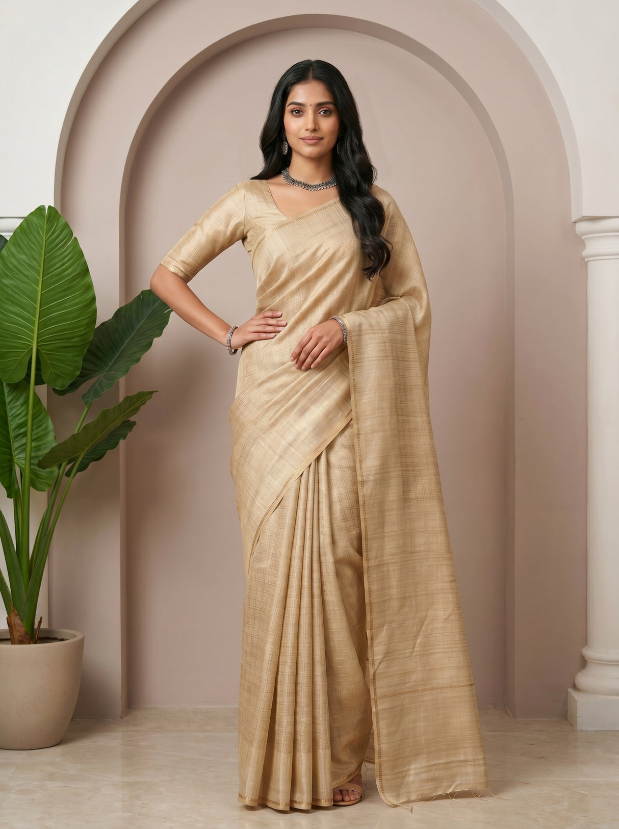 MIMOSA Saree Saree — pose 4 styling detail