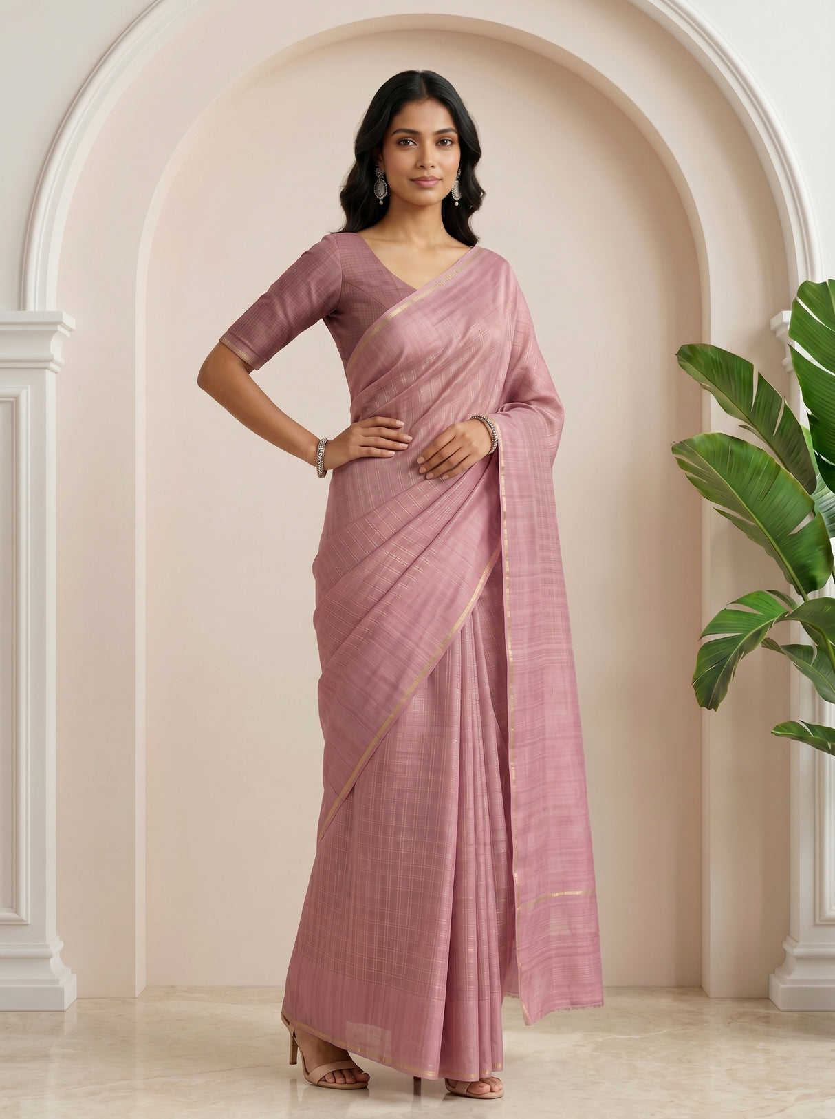 MIMOSA Saree Saree — pose 4 styling detail