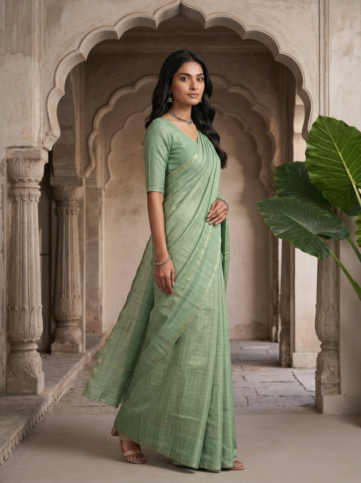 MIMOSA Saree Saree — pose 5 styling detail