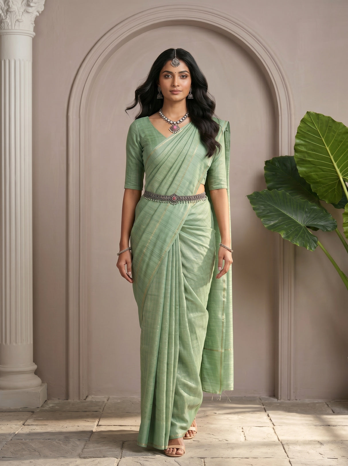 MIMOSA Saree Saree — pose 6 styling detail