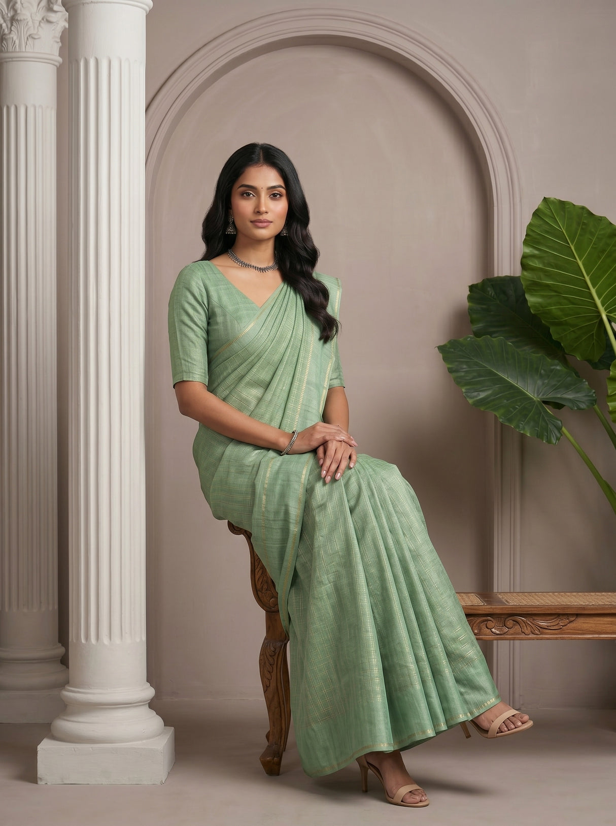 MIMOSA Saree Saree — pose 8 styling detail