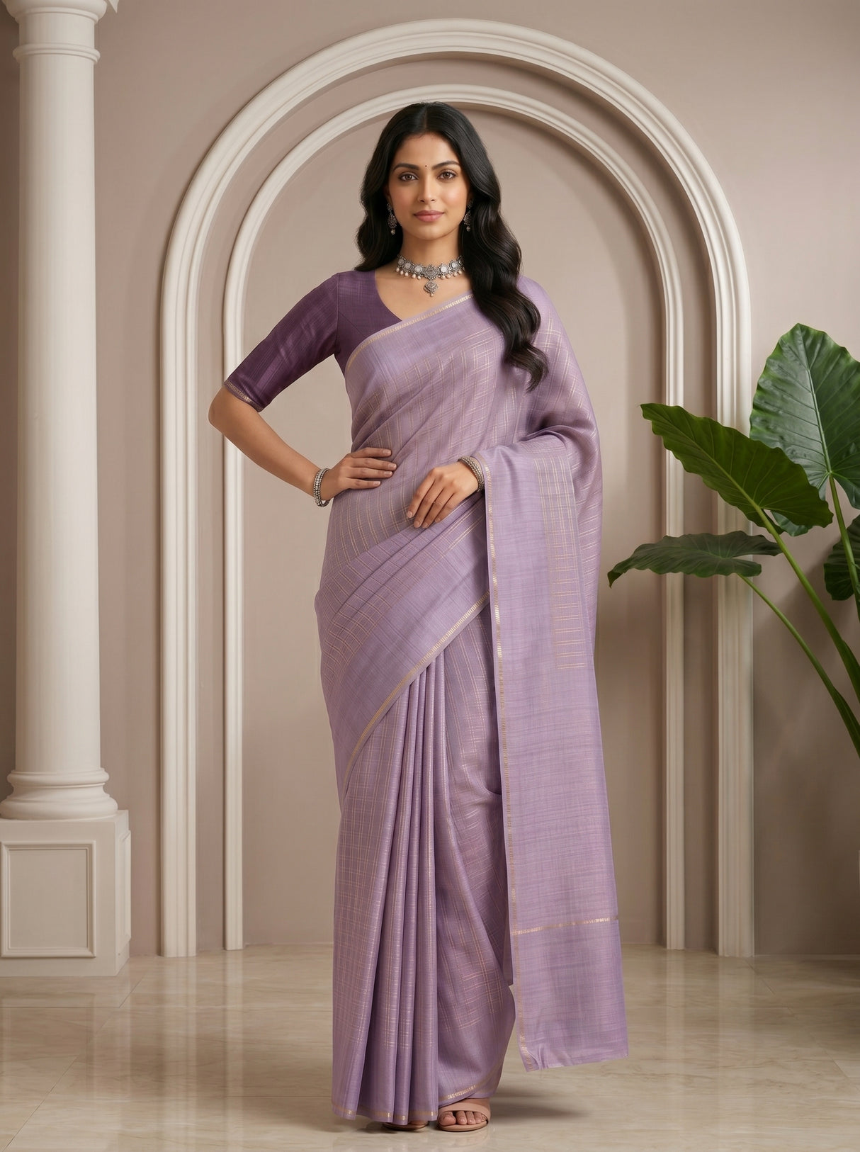 MIMOSA Saree Saree — pose 4 styling detail