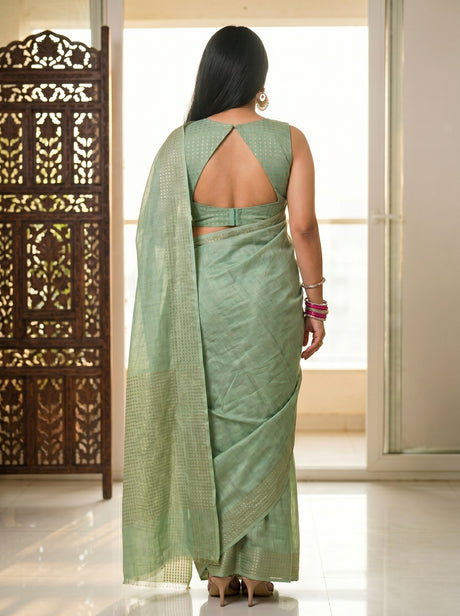 MIMOSA Saree Saree — pose 2 styling detail