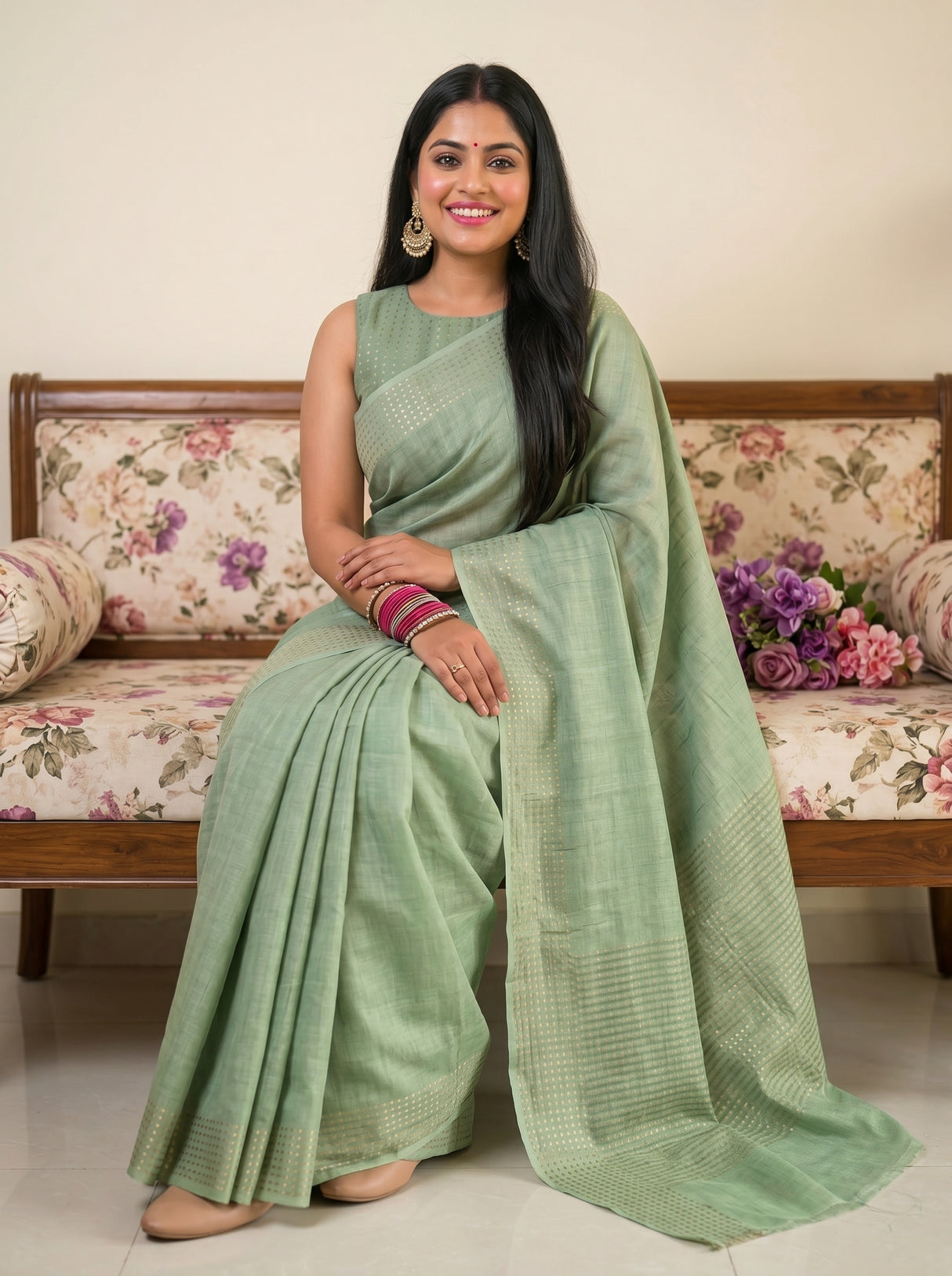 MIMOSA Saree Saree — pose 8 styling detail