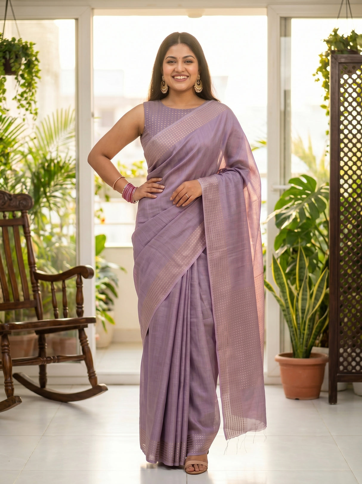 MIMOSA Saree Saree — pose 4 styling detail
