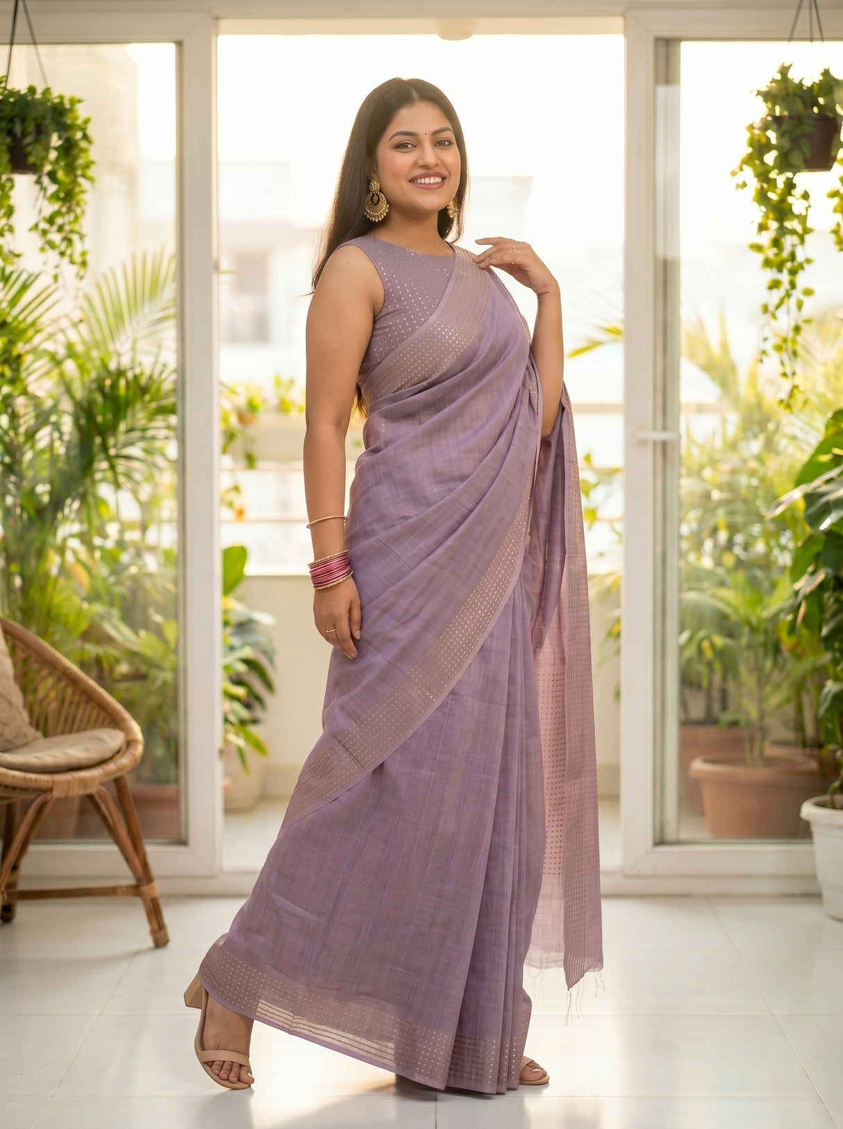 MIMOSA Saree Saree — pose 5 styling detail