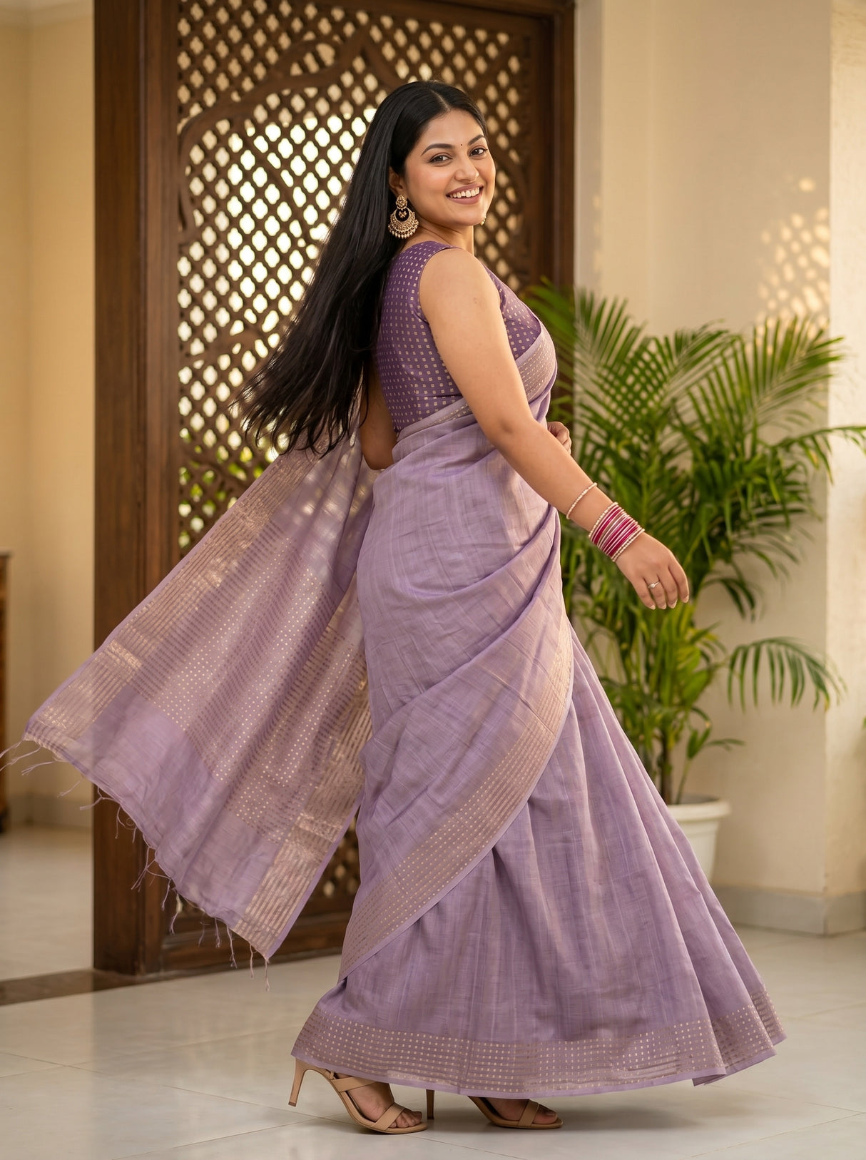 MIMOSA Saree Saree — pose 9 styling detail