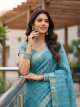 MIMOSA Ananda Saree Saree — pose 10 styling detail