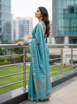 MIMOSA Ananda Saree Saree — pose 3 styling detail