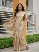 MIMOSA Chiku Saree Saree — pose 5 styling detail