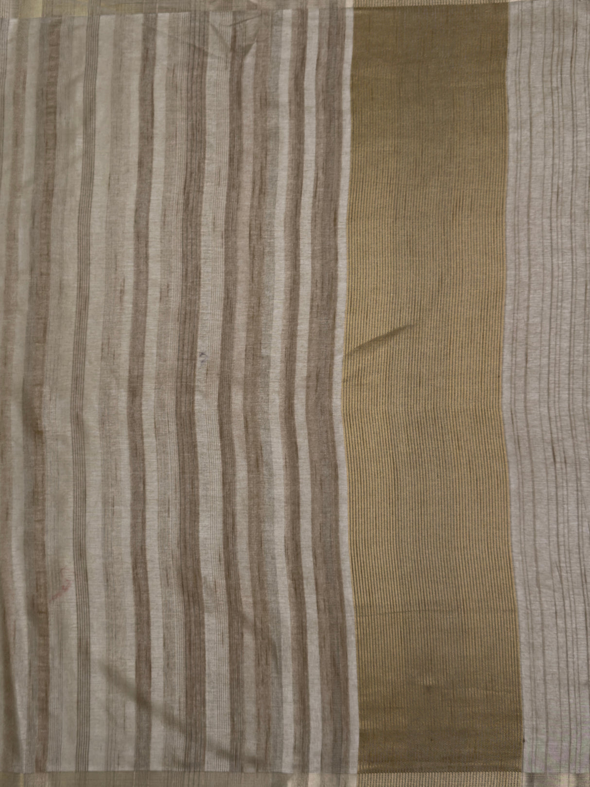 MIMOSA Chiku Saree Saree — pallu and zari work detail