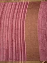 MIMOSA Pink Saree Saree — pallu and zari work detail