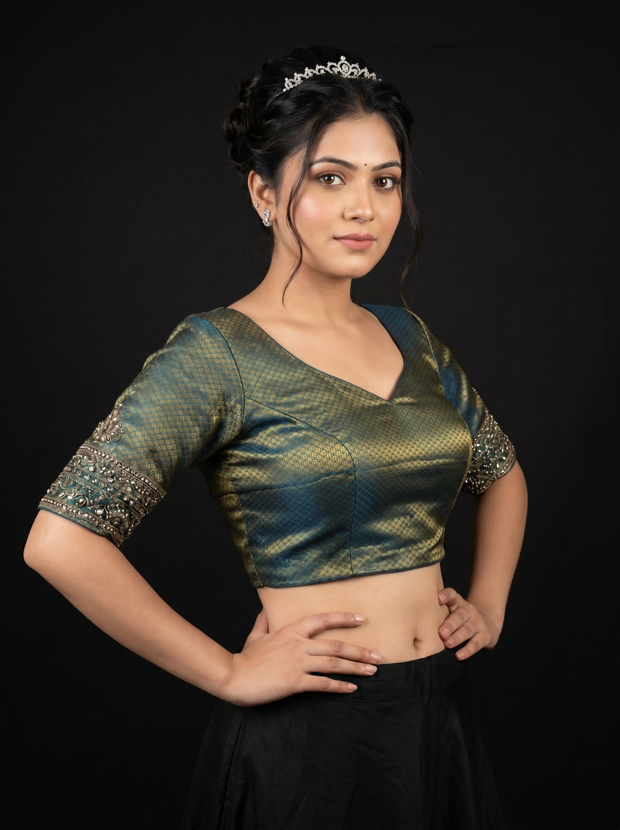 MIMOSA Saree Saree — blouse close-up