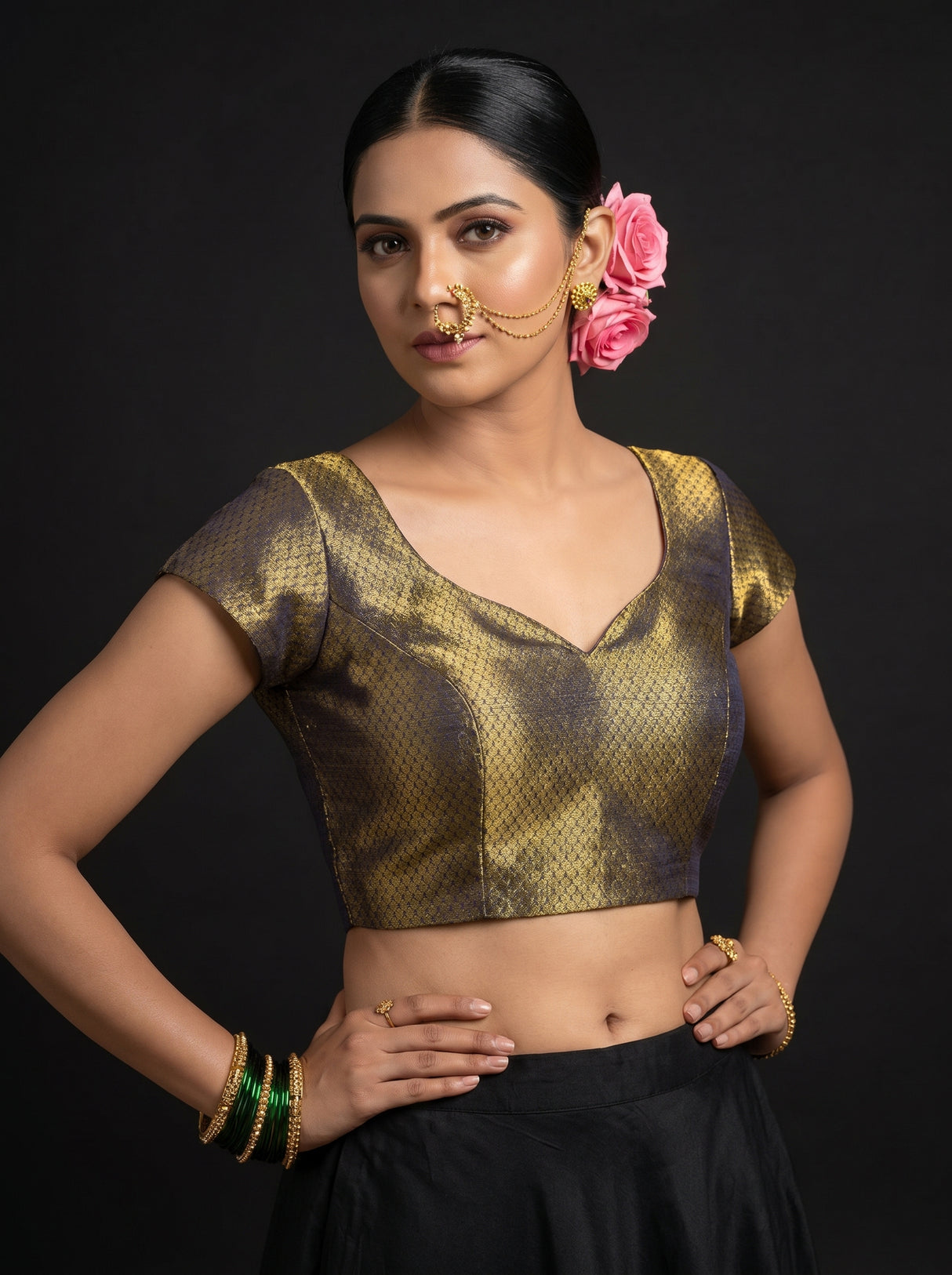 MIMOSA Saree Saree — blouse close-up