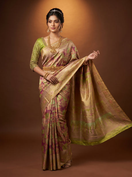 MIMOSA Saree Saree — front view on mannequin