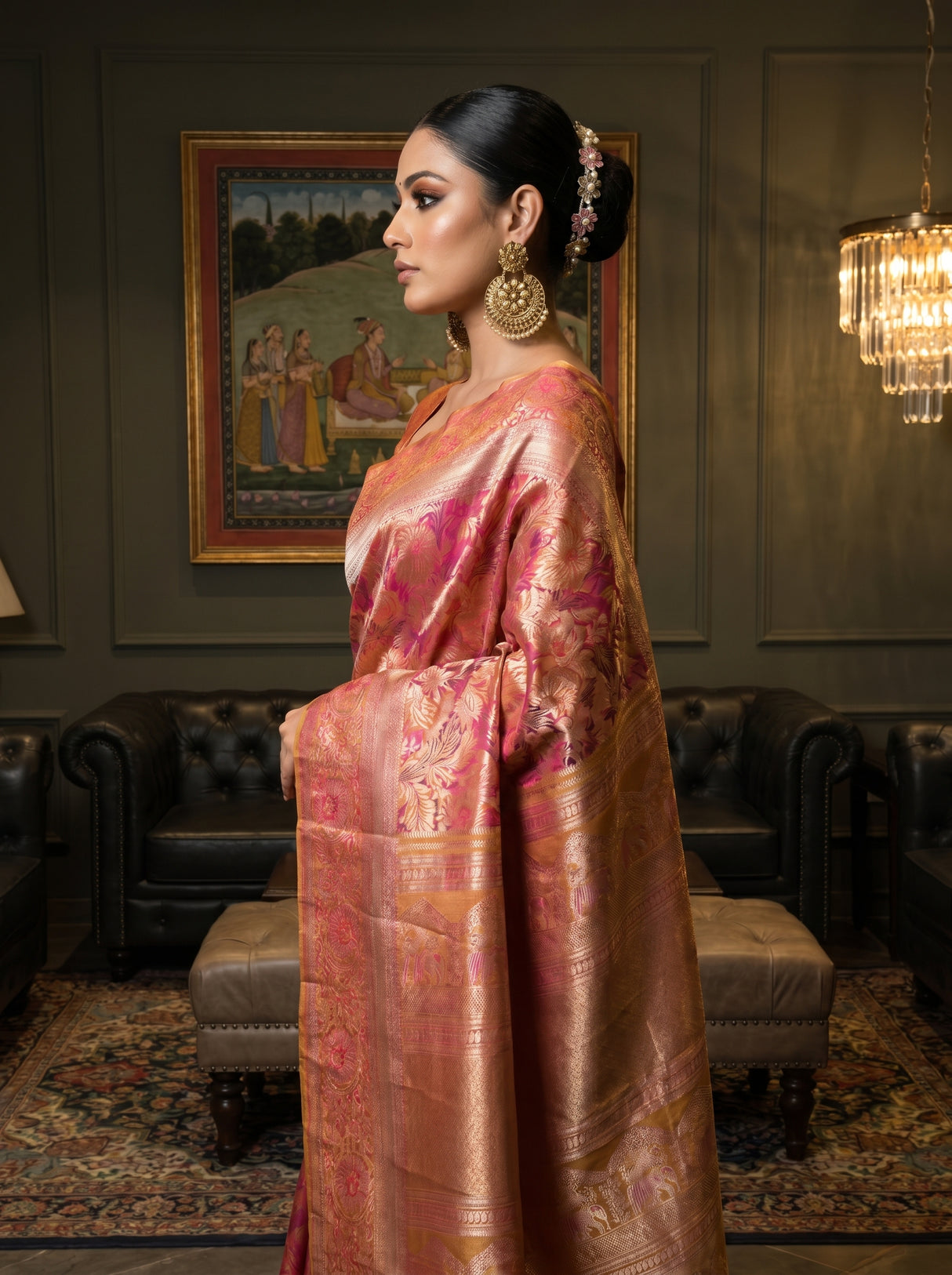 MIMOSA Saree Saree — pose 3 styling detail