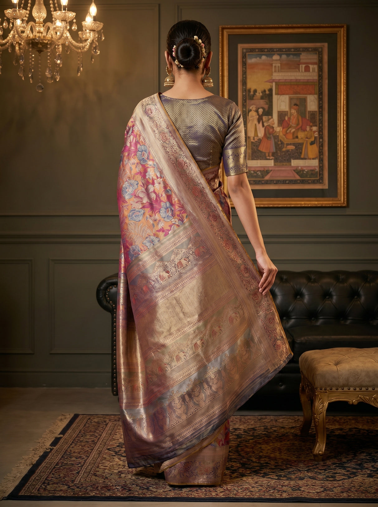 MIMOSA Saree Saree — pose 2 styling detail