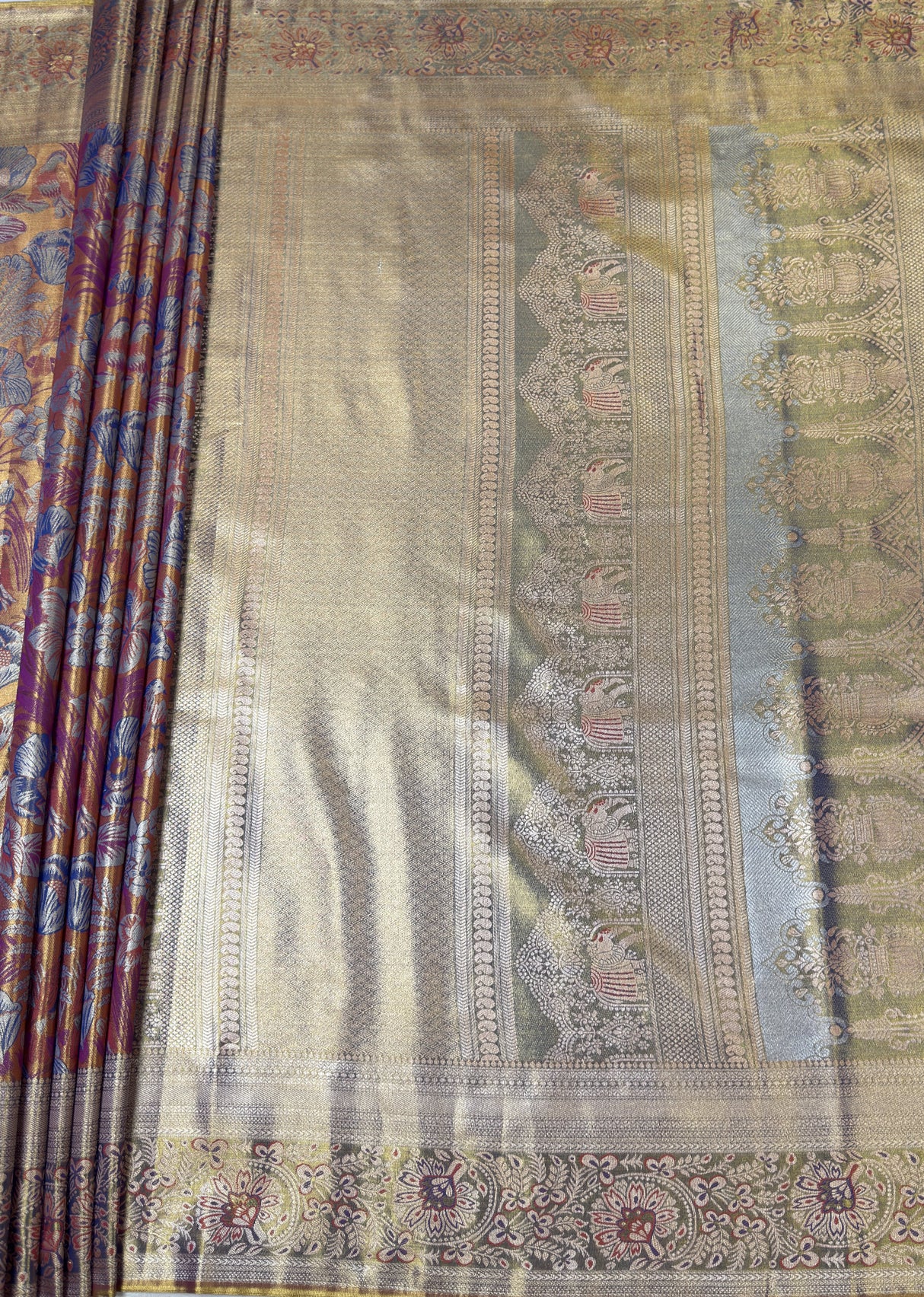 MIMOSA Saree Saree — pallu and zari work detail
