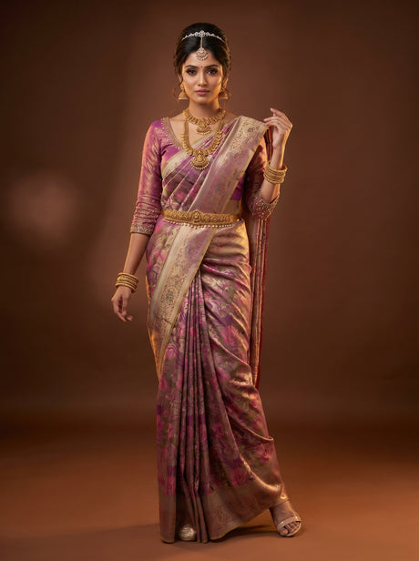 MIMOSA Saree Saree — front view on mannequin