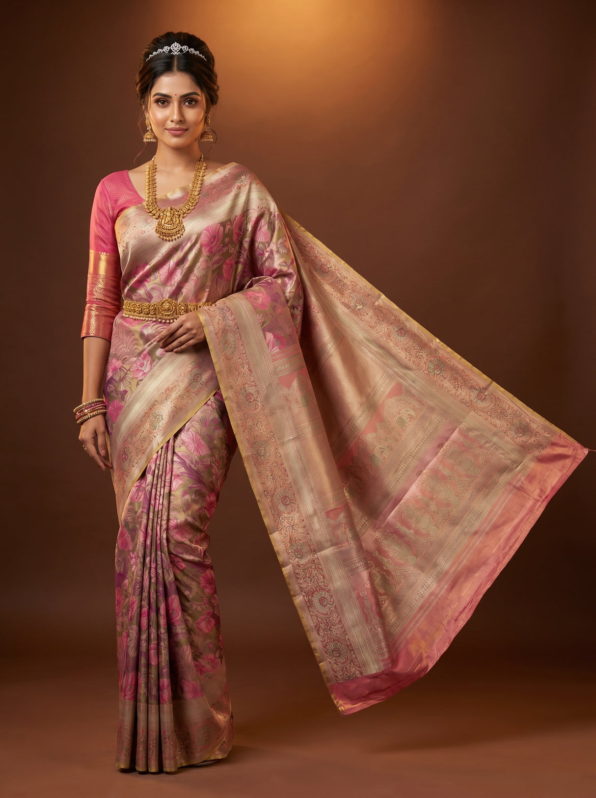 MIMOSA Saree Saree — pose 6 styling detail