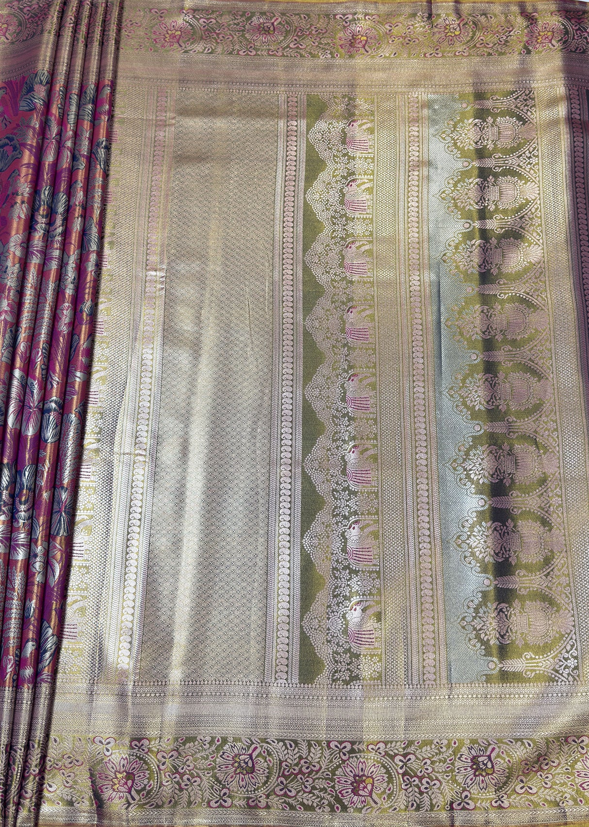 MIMOSA Saree Saree — pallu and zari work detail